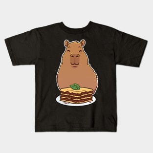 Capybara lasagna Kids T-Shirt